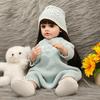 Popular 55cm Reborn Baby Doll Girl Betty Full Silicone Vinyl Body Newborn Doll Can Bath Beautiful Princess Toddler Doll Baby Toy for Kid Birthday Gift