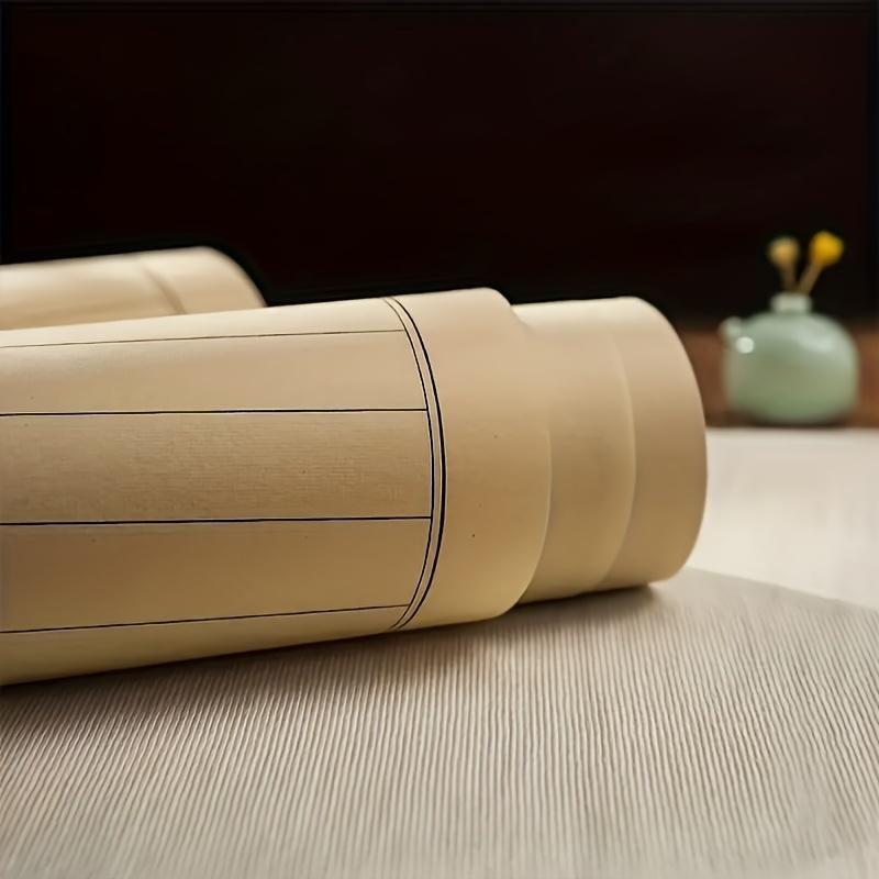 1Pc 787.4-inch Premium Rice Paper Roll-Antique Blank Semi-Cooked Xuan Paper,Perfect for Calligraphy,Artwork and Ideal for Beginners' Rice Paper Prints