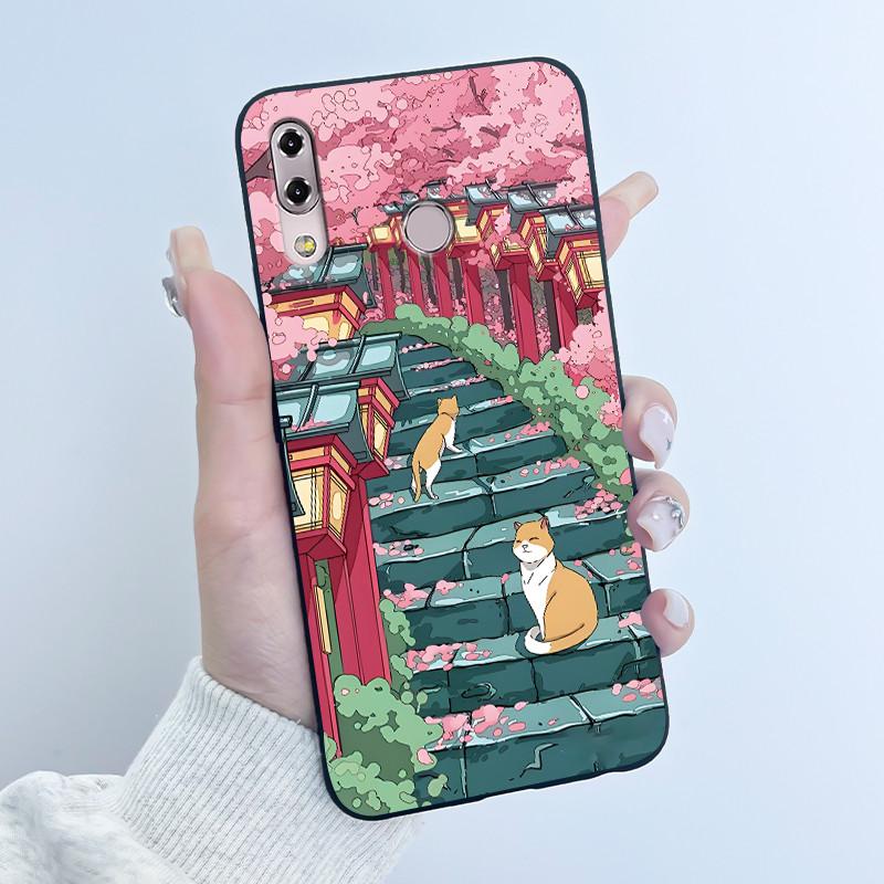 Чехол для Asus ZenFone 5 5z ZS620KL ZE620KL Capa Coque Милый Мультяшный Рисунок Чехол Защитный Чехол Мягкий Силикон Черный Корпус