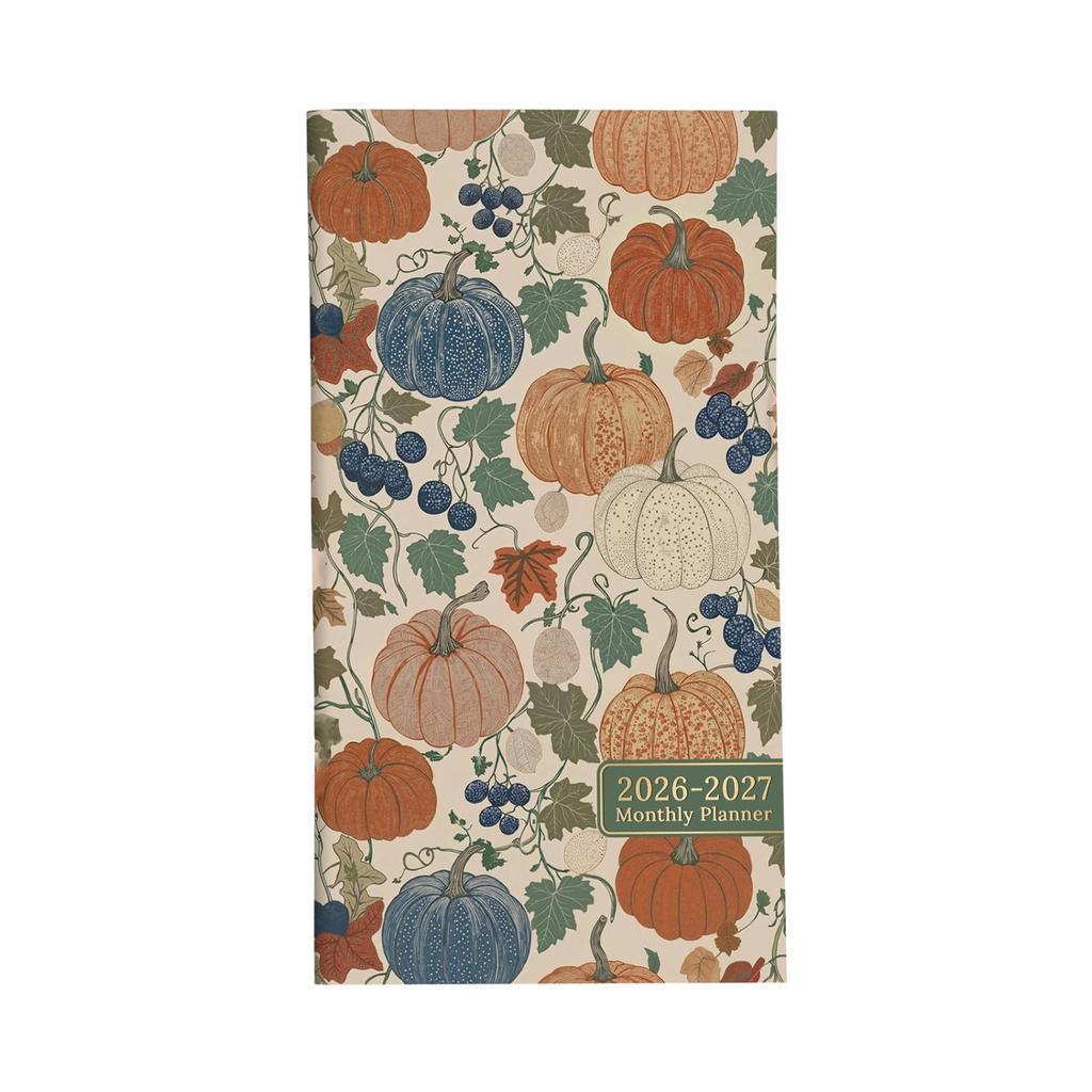 Карманный календарь 2026-2027 - Планировщик дат, Портативный органайзер расписания, Месячный и годовой планировщик