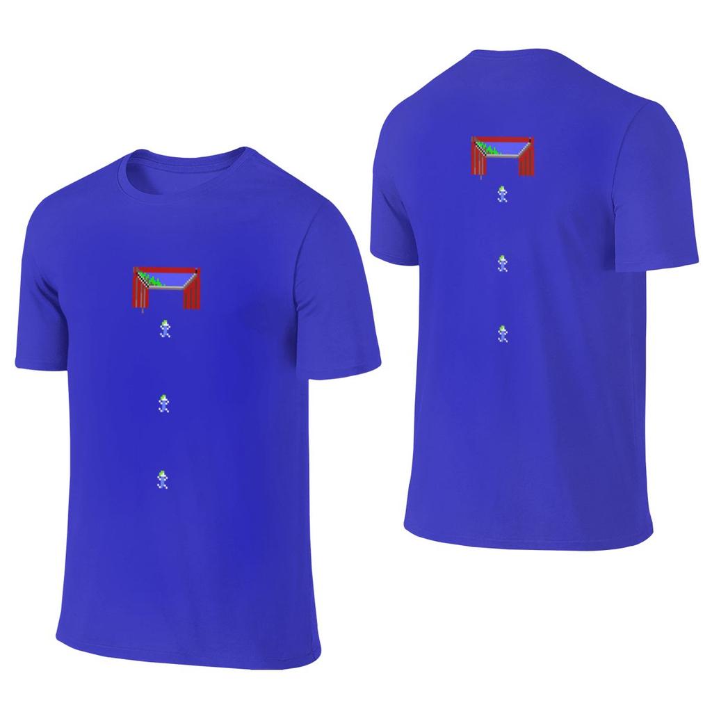Lemmings Pixel Dos Game Fan Shirt Versatile Reversible Tshirt Japanese Style Fresh Light Color Schemes Tee
