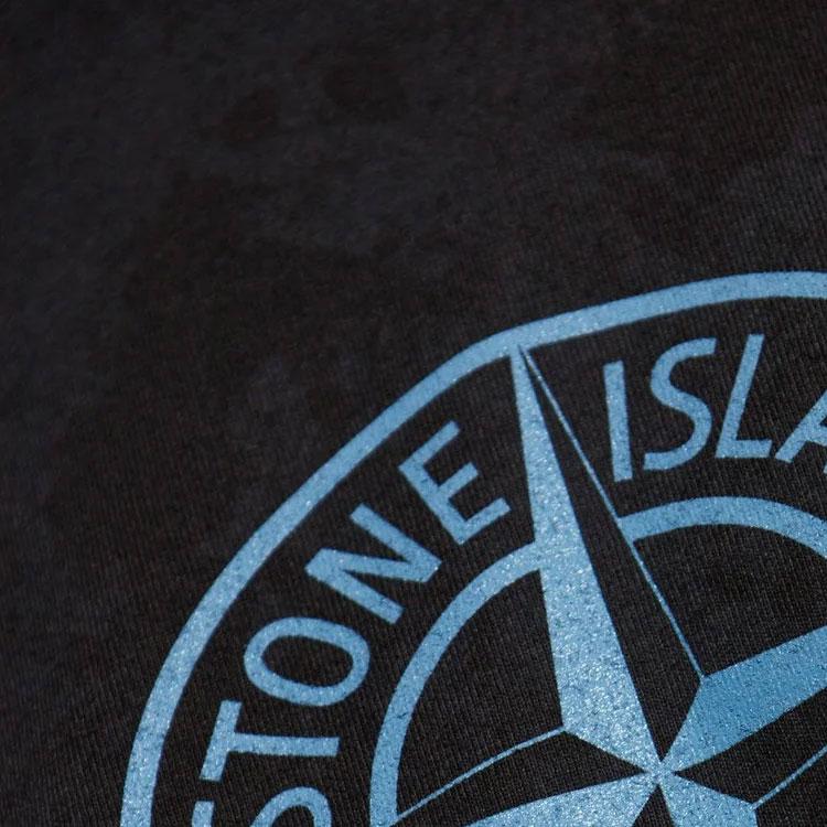 STONE ISLAND Мужская футболка с коротким рукавом и круглым вырезом с логотипом-буквой K2S152100021S0235-V0029