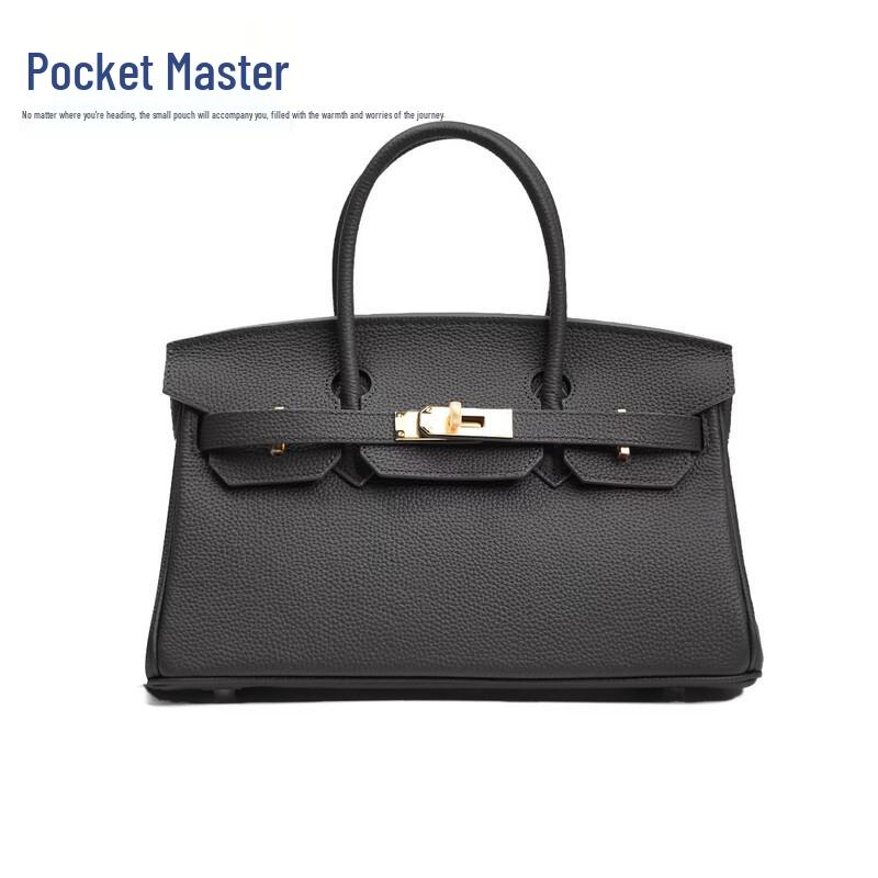 Премиальная кожаная сумка-тоут в стиле Birkin от Dou Xiaozhu