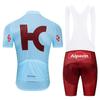 Men Women Cycling Jersey Set Short Sleeve Mountain Bike Outfit Breathable Quick Dry Mesh