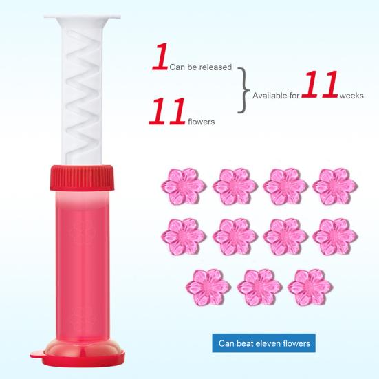 48 мл, 11 шт., гель для туалета, 6 ароматов, удаление пятен, освежитель воздуха, форма цветка, очиститель для унитаза, штамп, принадлежности для ванной комнаты