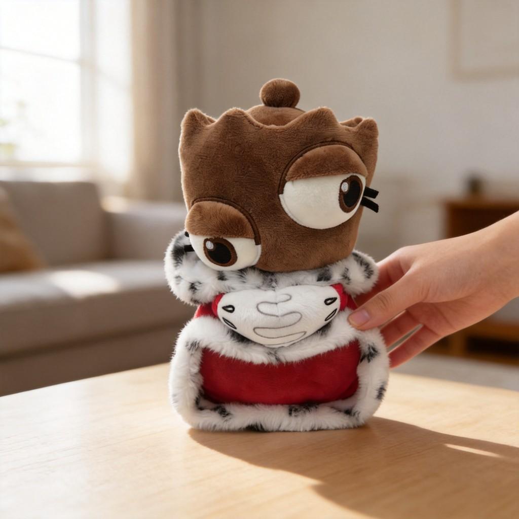 The Amazing Digital Circus Kingerplush Toy With Short Plush Fabric For Playroom And Gift Use