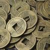 100 Pcs Antique Coins Craft Feng Shui Coins Ancient Chinese I Ching Coins For Health Wealth Charm
