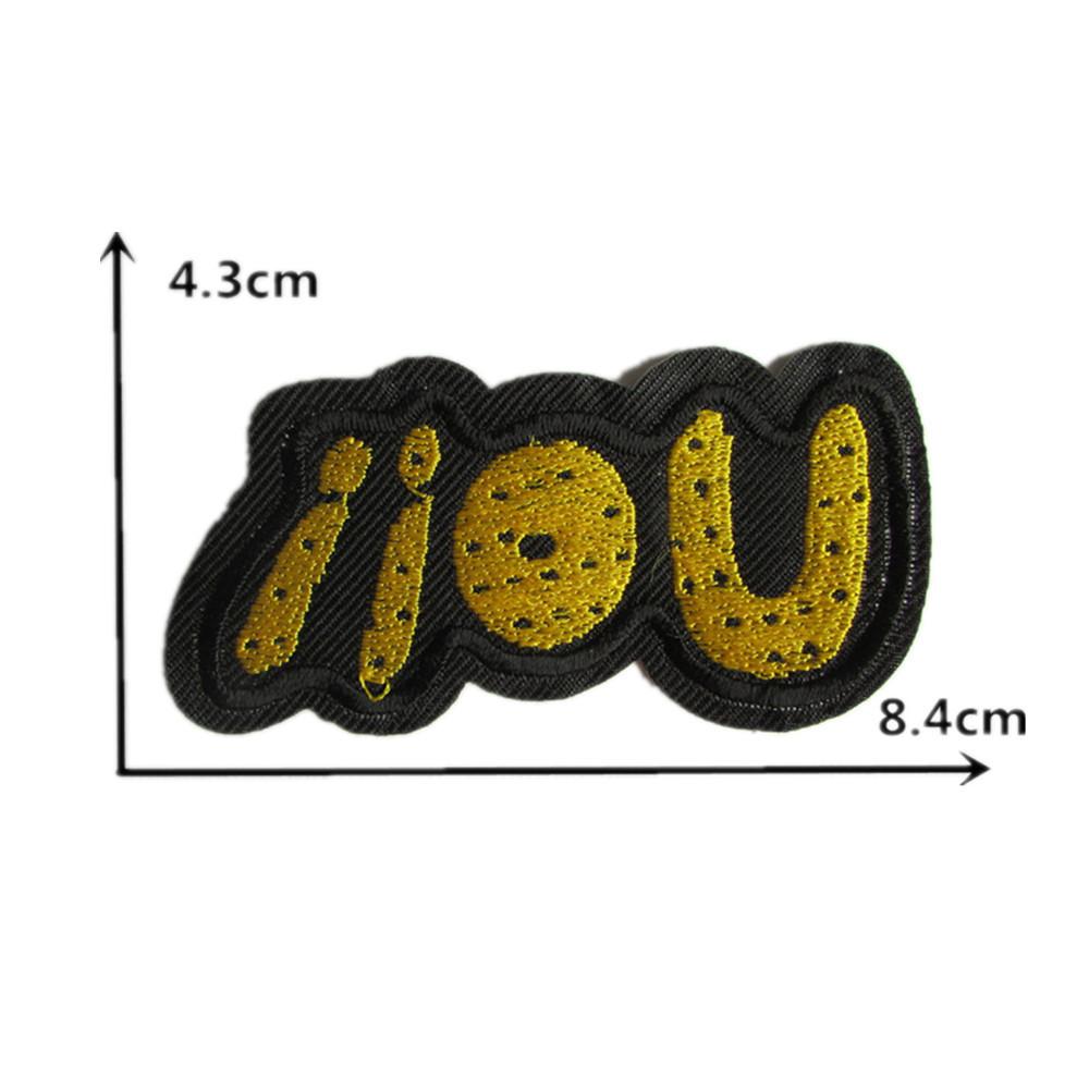 Letter Embroidery Hot Melt Adhesive Ironing Badge Cloth Sticker Diy Sewing Decorative Clothing Accessories Patch Cloth Sticker