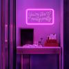 Your Like Really Pretty Neon lights for wall decoration,15.7*10.4 inch pink neon party decoration,USB Dimmable Switch LED Neon Sign for Salon