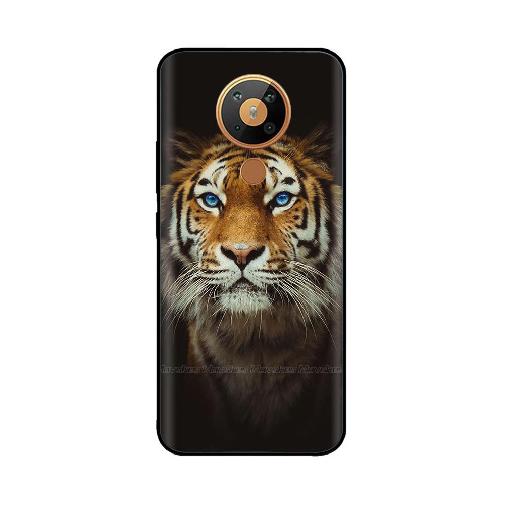 Для Nokia 5.3 Силиконовый Чехол Мягкая ТПУ Задняя Крышка для Nokia 5.3 3.4 Бампер Печатный Силиконовый Чехол для Nokia3.4 Nokia5.3 Телефон цветок