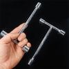 Triple Head Socket Wrench 3-Way Hex Socket Hand Tool Portable Repair Wrench  Mechanical Maintenance