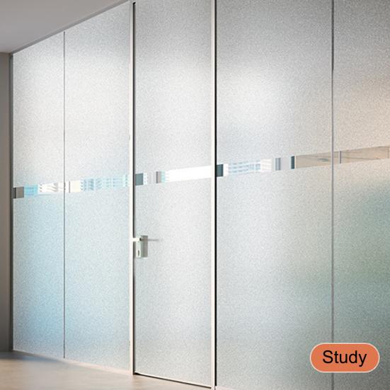 1 рулон 30/45x100 см матовая оконная пленка защита конфиденциальности УФ-защита от солнца стеклянное покрытие самоклеящаяся домашняя офисная ванная комната стеклянная оконная дверь статическая пленка