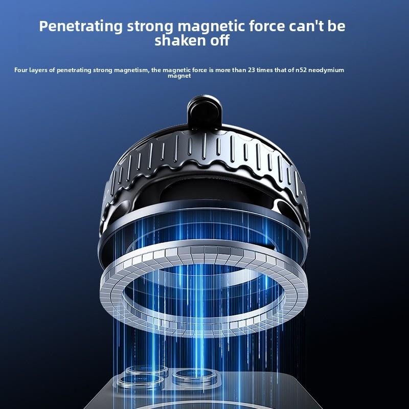 Магнитный автомобильный держатель для телефона, свободное вращение на 360°, складное хранение, многофункциональная подставка для мобильного телефона, поддержка мобильных телефонов iPhone и Android