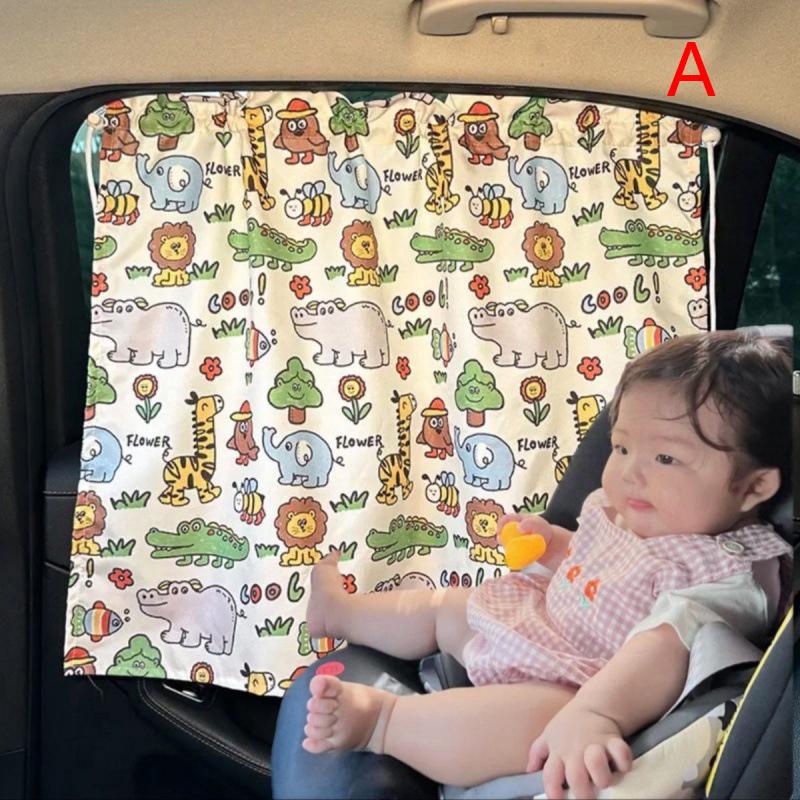 1 шт. Универсальные автомобильные солнцезащитные шторы с милым мультяшным медведем, стиль автомобиля, заднее боковое окно, лобовое стекло, солнцезащитный козырек, защита оконных штор