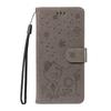 For iPhone 17 Pro Leather Wallet Case Cat Bee Pattern Phone Cover Stand