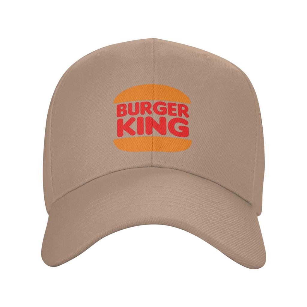 Лето 2024 Новое поступление Бейсболка с принтом Burger King Печать Хлопковые бейсболки Унисекс Кепка Шляпа для гольфа