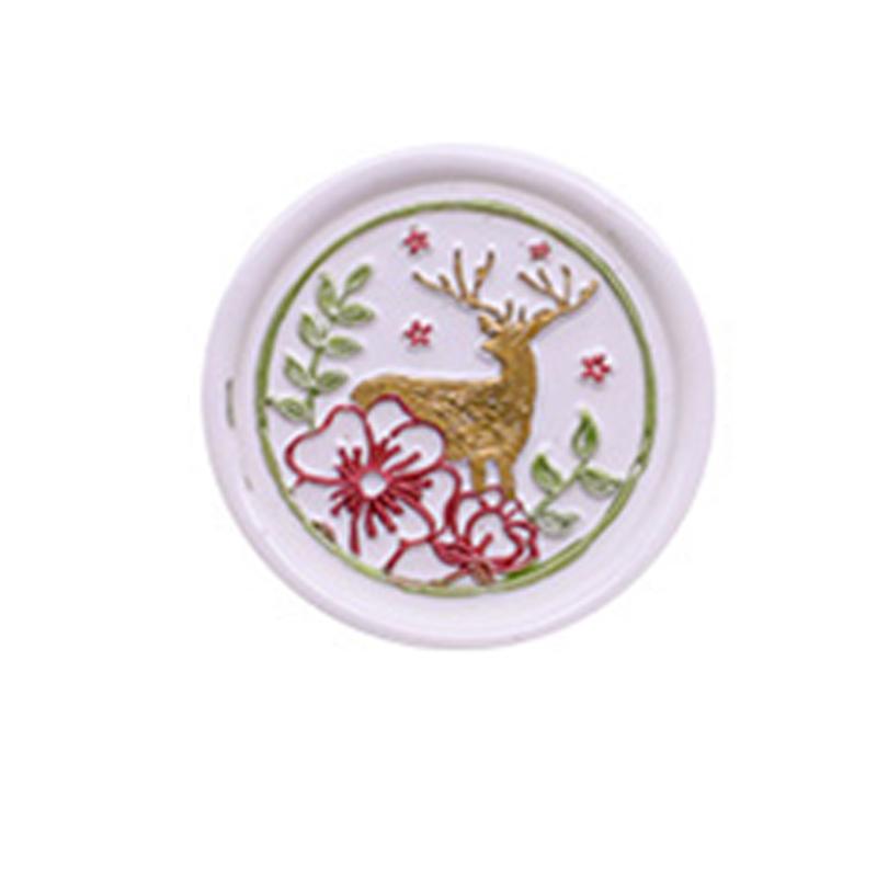 Рождественская восковая печать штамп старинная запечатывающая головка штампа для рождественской упаковки подарков открытки DIY скрапбукинг конверты приглашения