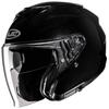 HJC HELMETS Motorcycle Helmet Jet Open Face Sun Visor Ventilation Internal Removable I31 Solid HJH273 METAL BLACK S Built-in (55 - 56cm)