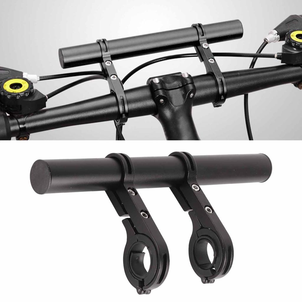 20CM Bike Handlebar Extender Multifunctional Aluminum Alloy Extension Bracket Bike Stopwatch