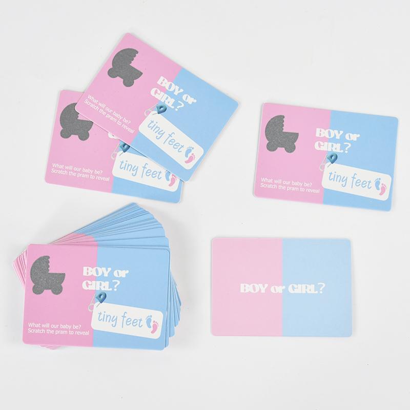 24 шт./пакет скретч-карты для мальчиков или девочек, игровые принадлежности для вечеринок, для девочек, для девочек, для девочек, для украшения детского душа, для крещения, для украшения, билеты