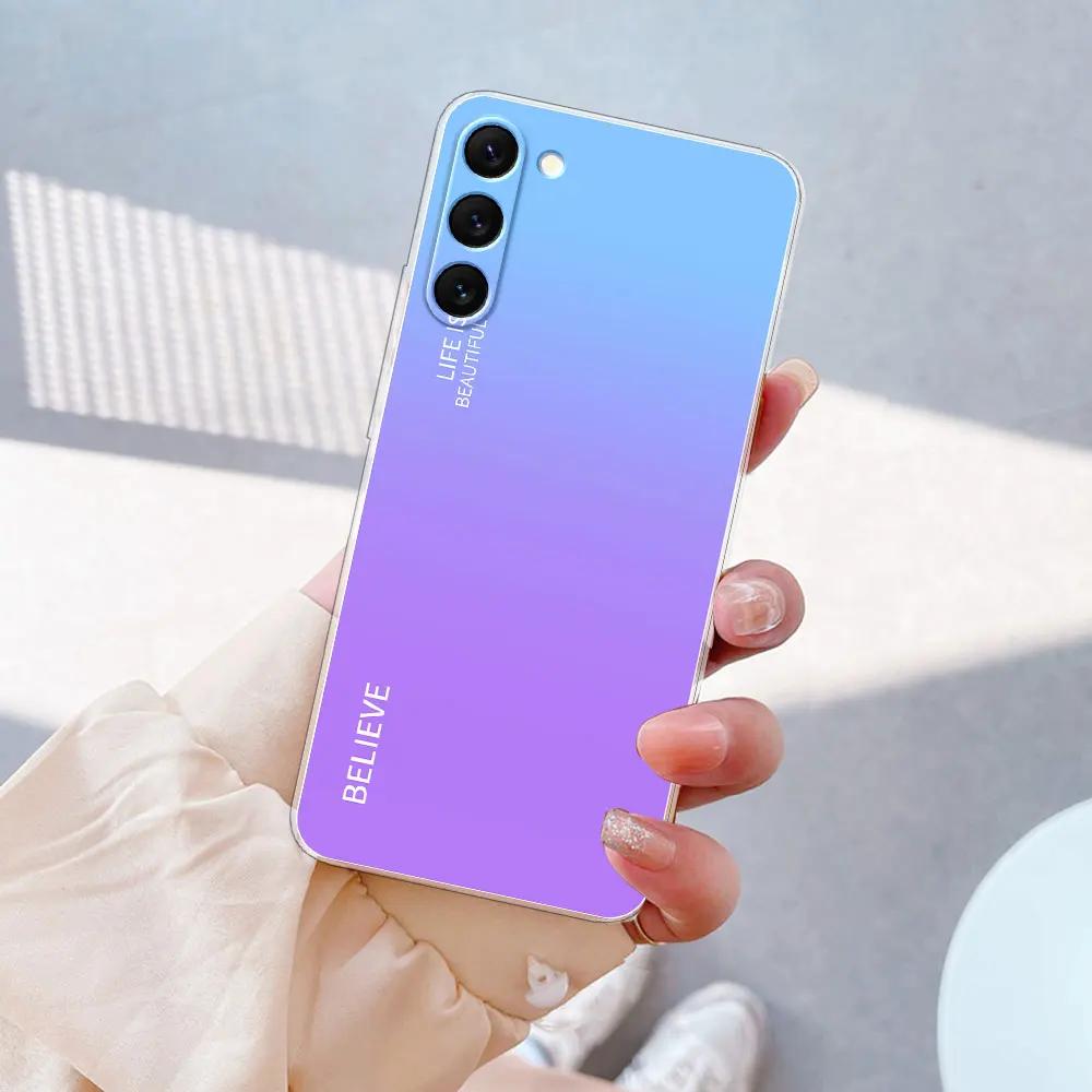 For Samsung S23 Case Clear Soft Silicone Phone Cover for Samsung Galaxy S23 Plus Case Coque For Samsung S23 Ultra Bumper Fundas