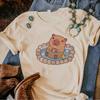 Capybara Tee Unisex Comic Graphic Harajuku Tee Female Comic Y2k Designer Clothes