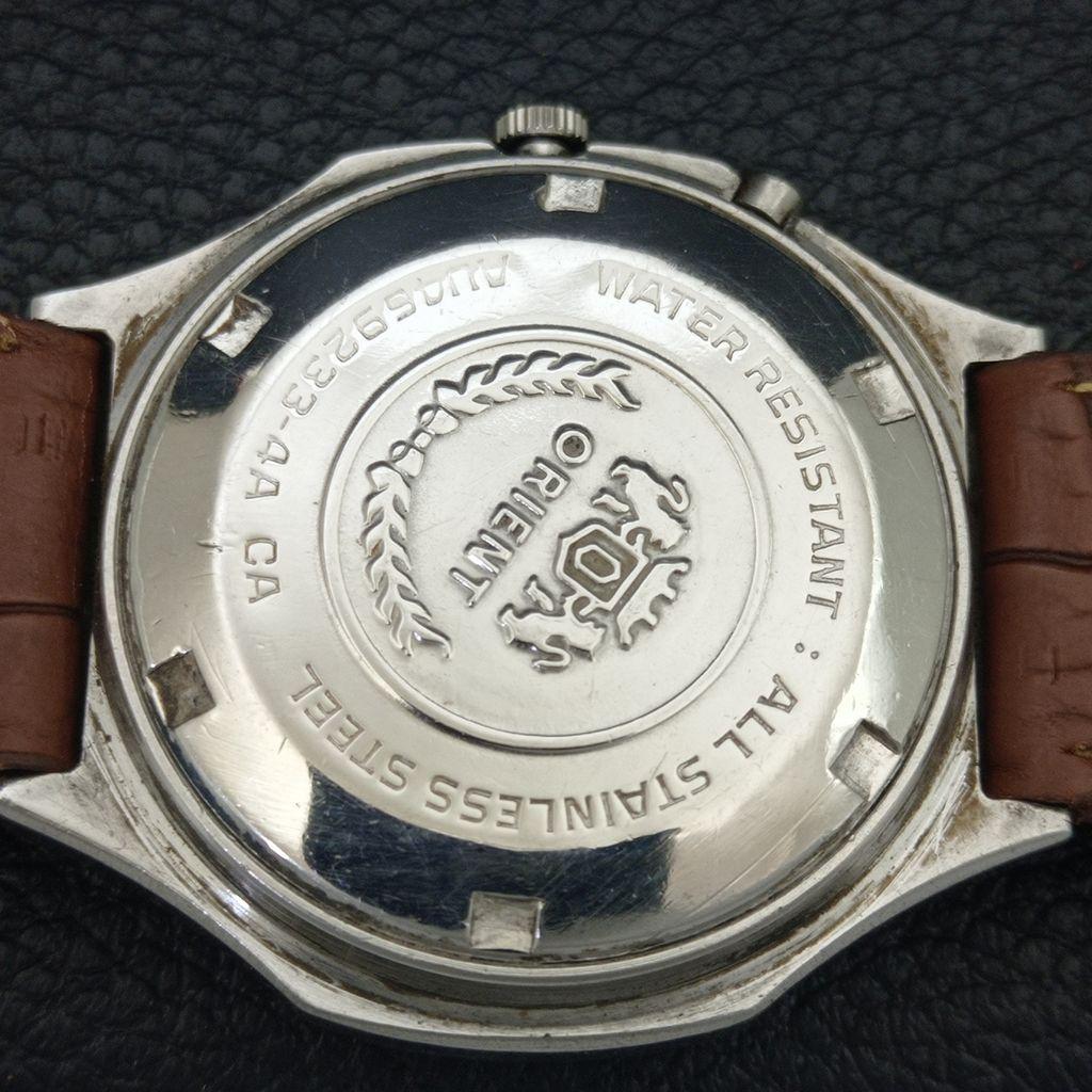 ЯПОНИЯ ВИНТАЖНЫЕ ORIENT CRYSTAL 46941 АВТОМАТИЧЕСКИЕ МУЖСКИЕ ЧАСЫ С ОРИГИНАЛЬНЫМ ЦИФЕРБЛАТОМ a706956-1