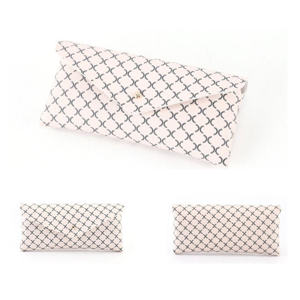 Pressure Resistant Sunglasses Box Soft Leather Eyeglass Cases Fashion Eyewear Protector Unisex