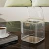 1Pcs Bedroom Desk Storage Box Light Luxury Trash Garbage Can New Desktop Bin