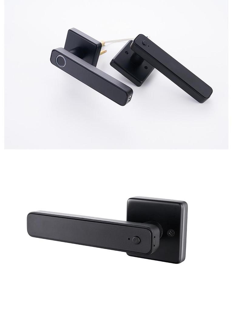 Умный сферический парольный замок Tuya: Полуавтоматический замок со сканером отпечатков пальцев для дверей дома или офиса.