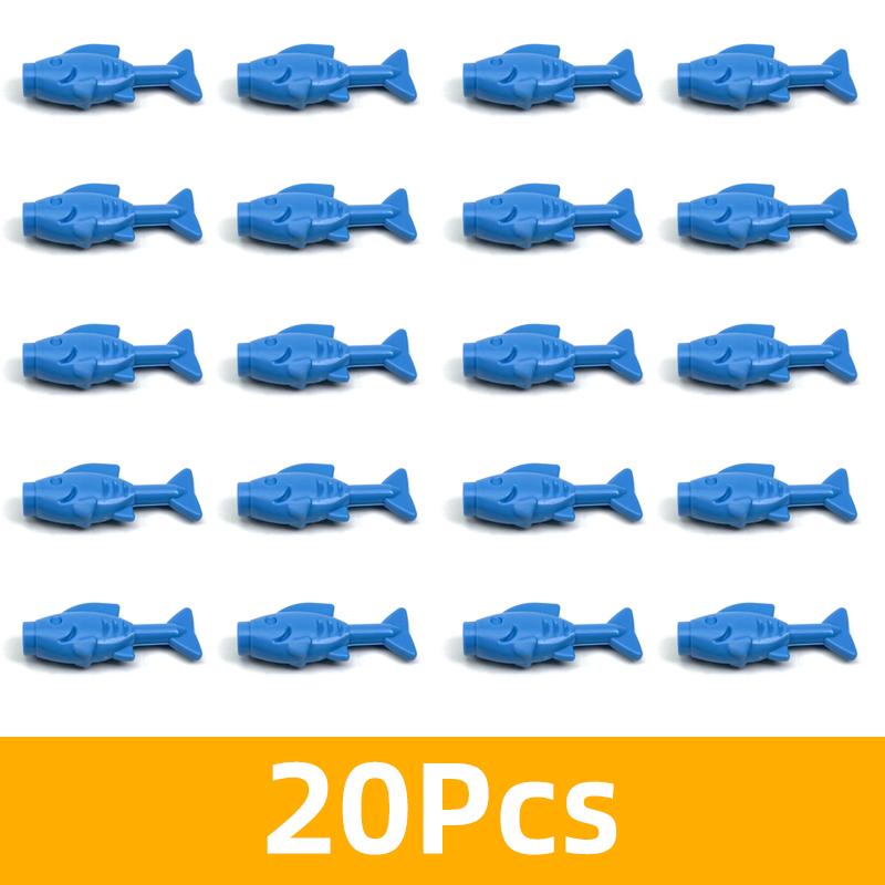 Творческие строительные блоки MOC City Scene Fish Tank LivingRoom Interior Decoration Собранные своими руками Рыба Рептилия Омар Скалолазание Домашнее животное