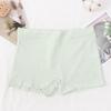 Candy Color Mid-Waist Cotton Boxer Briefs - Women's Solid Underwear
