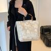 Premium Double-sided Embroidered Silk Bag Women's 2025 National Style Bamboo Joint Handbag Retro Commuter Tote Bag