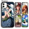 Мягкий чехол Krajews Studio Ghibli Princess Mononoke для iPhone 14 5 6s 7 8 plus XR XS 11 12 13 pro max Samsung S21 S22ultra