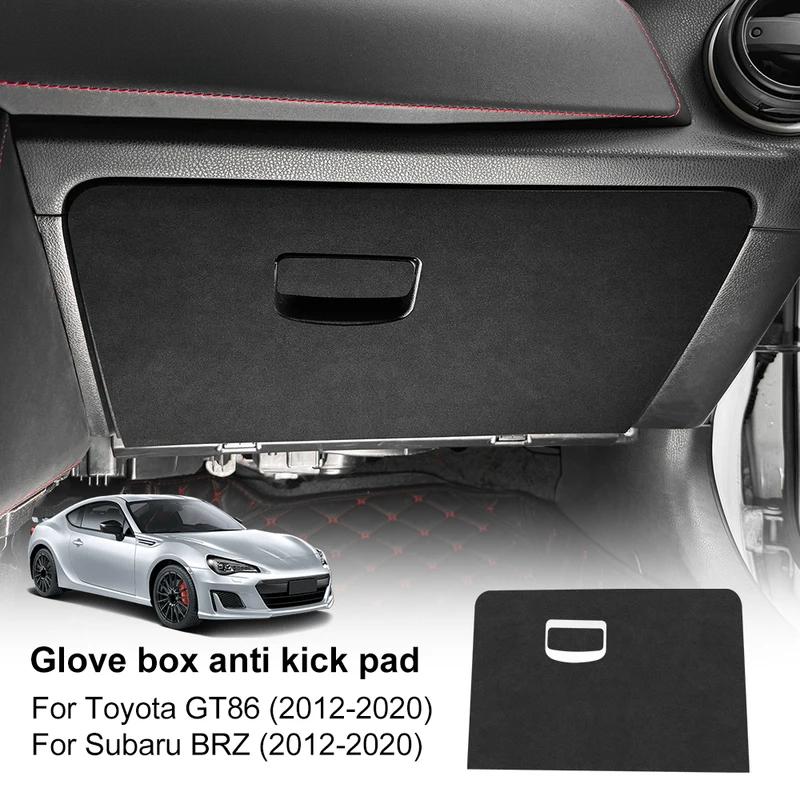 For Subaru BRZ/ Toyota GT86 2012 2013 2014 2015 2016 2017 2018 2019 2020 LHD RHD Car Copilot Box Anti-kick Suede Protect Sticker.