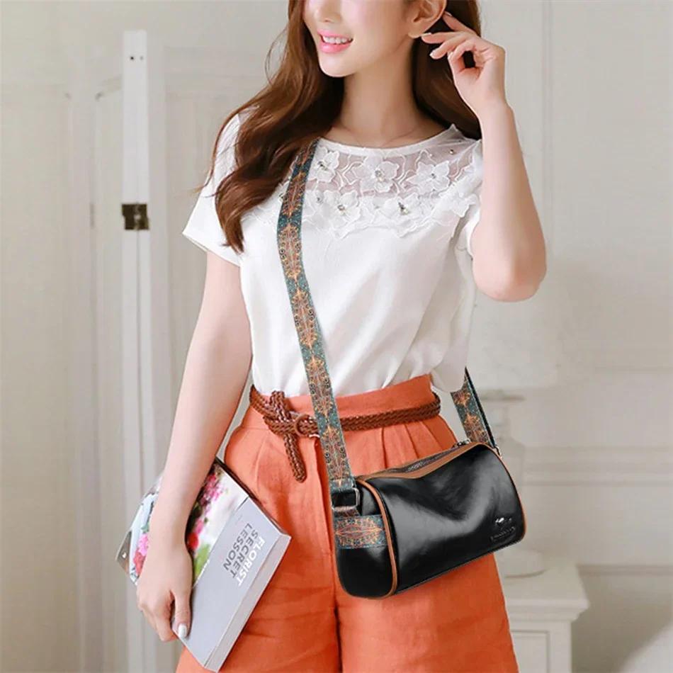 Роскошная мягкая кожаная сумка через плечо для элегантных женщин. Высококачественные женские сумки и кошельки. Сумка-мессенджер через плечо.