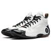 Li Ning WOW 10 Джентльменские Нескользящие Износостойкие Средние Баскетбольные Кроссовки Мужские Черно-Белые ABAS075-6