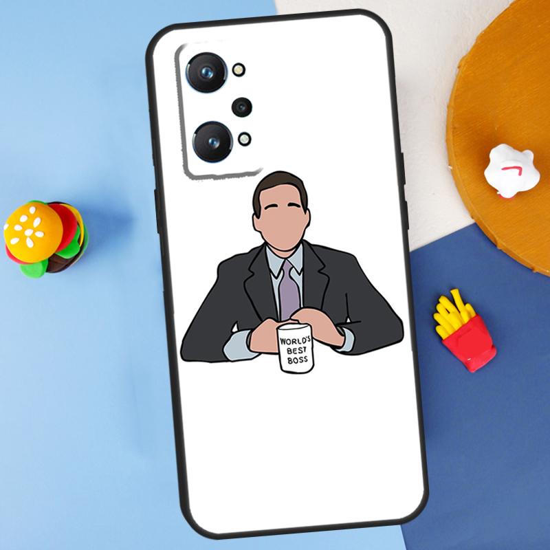 Чехол для телефона Realme GT7 Pro GT 6T 6 5 C67 C61 C55 C53 C51 C21Y C25S C75 10 11 12 13 14 Pro Plus с изображением из сериала «Офис»