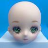Аниме кукла, голова 28 см, 1/6 BJD, аксессуары, голова для макияжа с 3D глазами, игрушки для переодевания для девочек