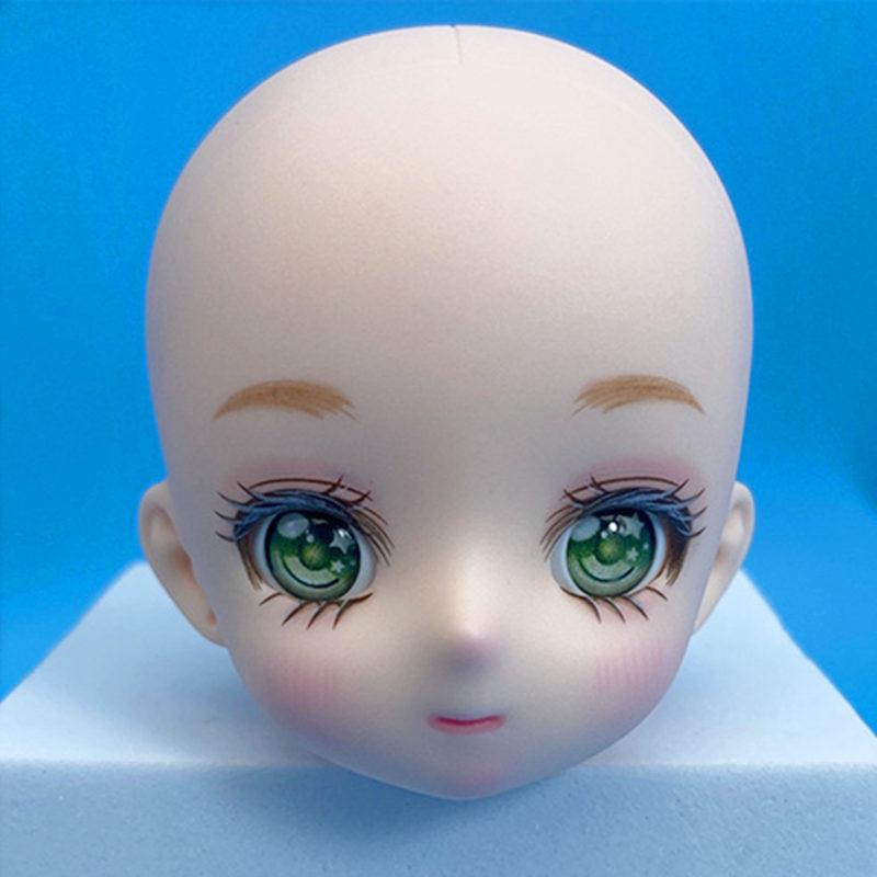 Аниме кукла, голова 28 см, 1/6 BJD, аксессуары, голова для макияжа с 3D глазами, игрушки для переодевания для девочек
