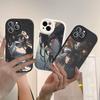 Мультяшный Аниме A-AlbedoS Кожаный Чехол для Телефона Для IPhone 16 15 14 13 12 11 Pro Max Plus Ударопрочный Чехол