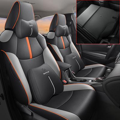 Специальные чехлы на сиденья автомобиля для Toyota Corolla Cross SUV 2025-2025 Кожаные Водонепроницаемые Автомобильные защитные подушки Аксессуары