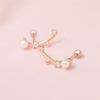 [Onm] Onm 14K Gold Needle Cubic Pearl Stick Earlobe Rose Gold Piercing (S9594161)