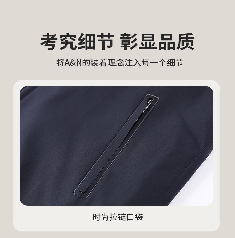 Classic Business & Sleek Autumn/Winter Casual Collar Soft Breathable Jacket for Men