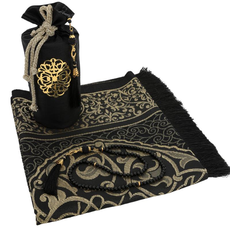 Gebetsteppich Mit Gebetsperlen Für Islam, Muslimische Geschenke Bayram, Muslim Gebetsmatte Ramadan, Gebet, Beten, Eid, Quran