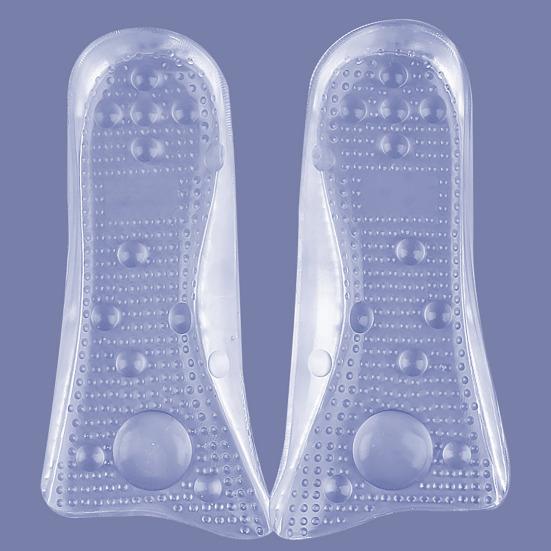 1 пара гелевых стелек для поддержки свода стопы для мужчин и женщин при плоскостопии