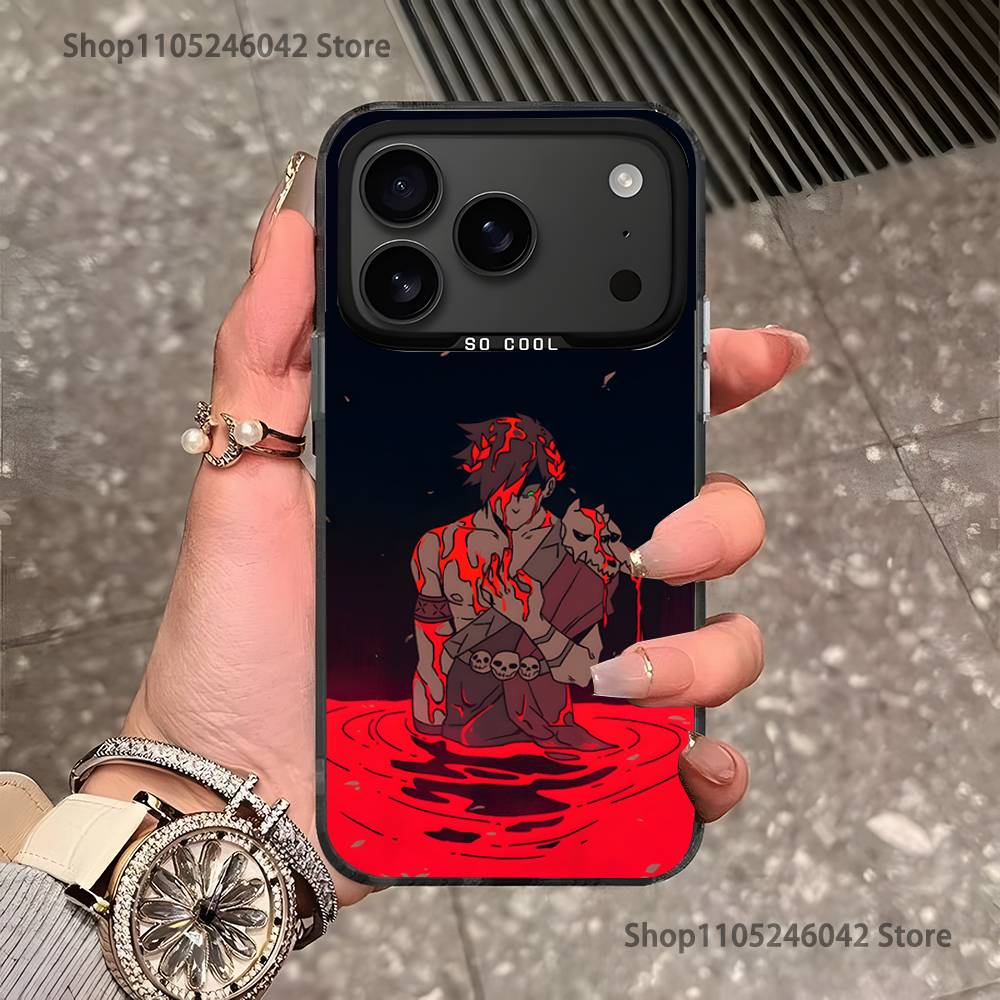 Игра H-Hades 2 Melinoe Для Черного Конфетного Матового Чехла iPhone 17,16,15,14,13,12,11,Pro,MAX,Plus