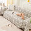 INS Sofa Cover Chenille Striped One-piece Type Sofa Blanket Modern Living Room Decoration Towel Universal Sofa Cover 1/2/3/4Seat