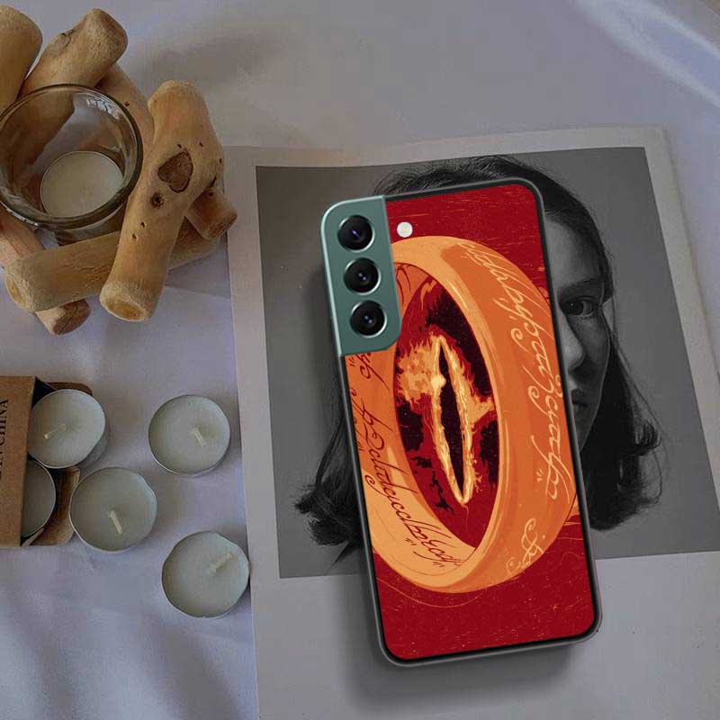 The L-Lord of the R-Rings Phone Case For Samsung S25 Edge S24 FE Galaxy S22 Ultra S21 Plus S20 S23 S10 Plus Cover Silicone Soft