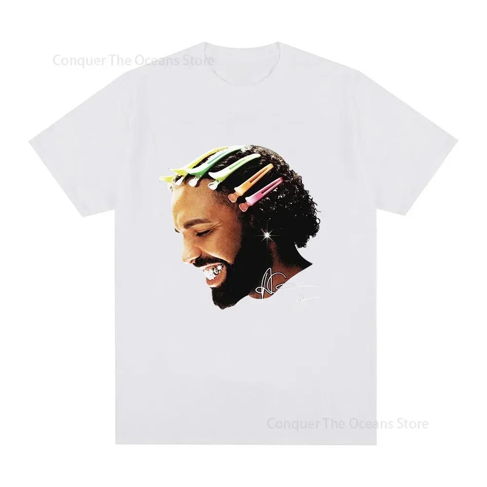 Summer Rapper Drake Graphic Men‘s T-Shirt Women Hip Hop Fashion T Shirts Cotton Casual Tee Oversize Streetwear Short Sleeve